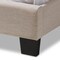 Baxton Studio Brookfield Modern Beige Twin Size Bed 138-7593 - alternate 8